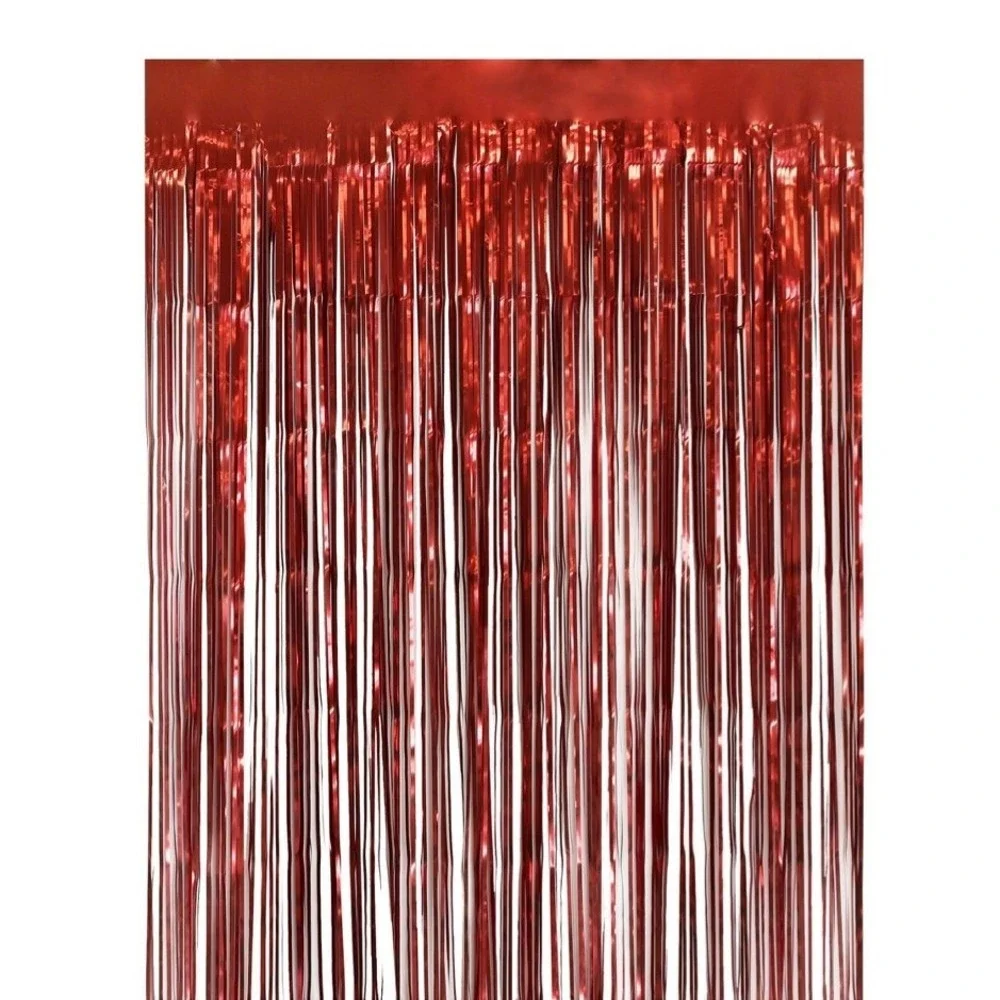 Fringe Backdrop Teal Spritz 3' x 8' ft. Fun Party Event Decor